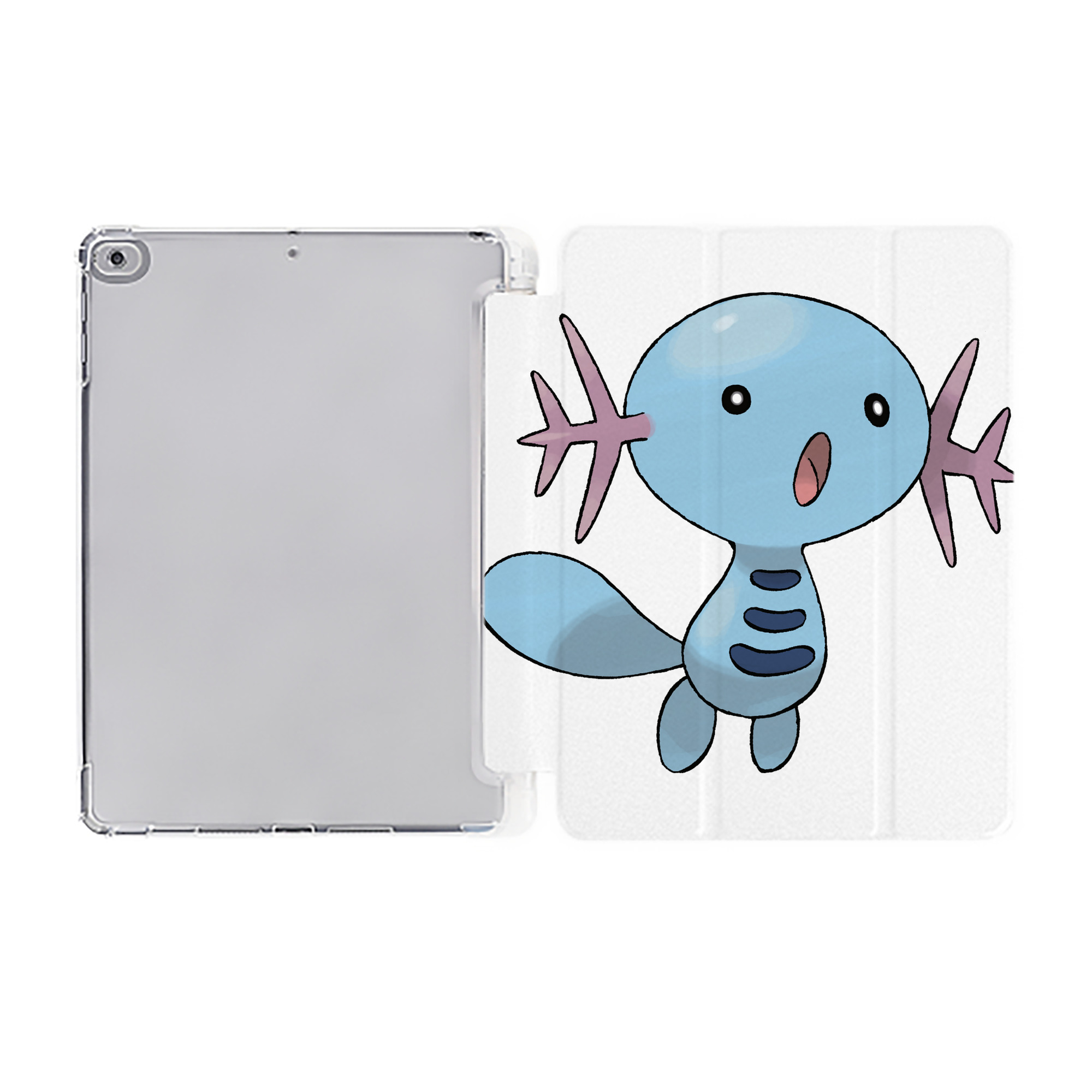 （画像用） ポケットモンスター Pokémon IPad ケース ペン収納付き 三つ折りスタンド PUレザー×シリコン 対応機種9.5/10.5/10.9インチ